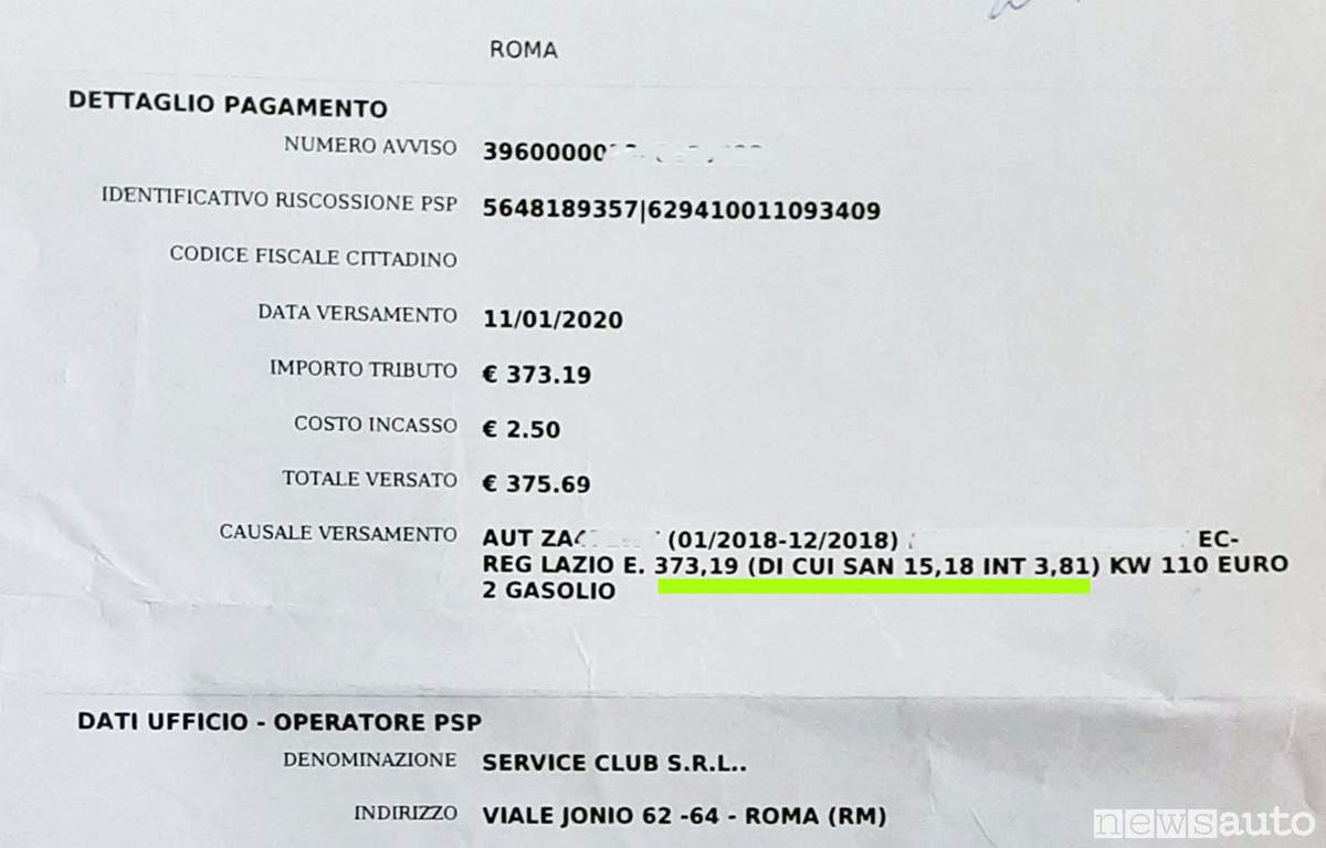 Bollo Auto Pagato In Ritardo Sanzione E Interessi Ridotti Fino A Quando