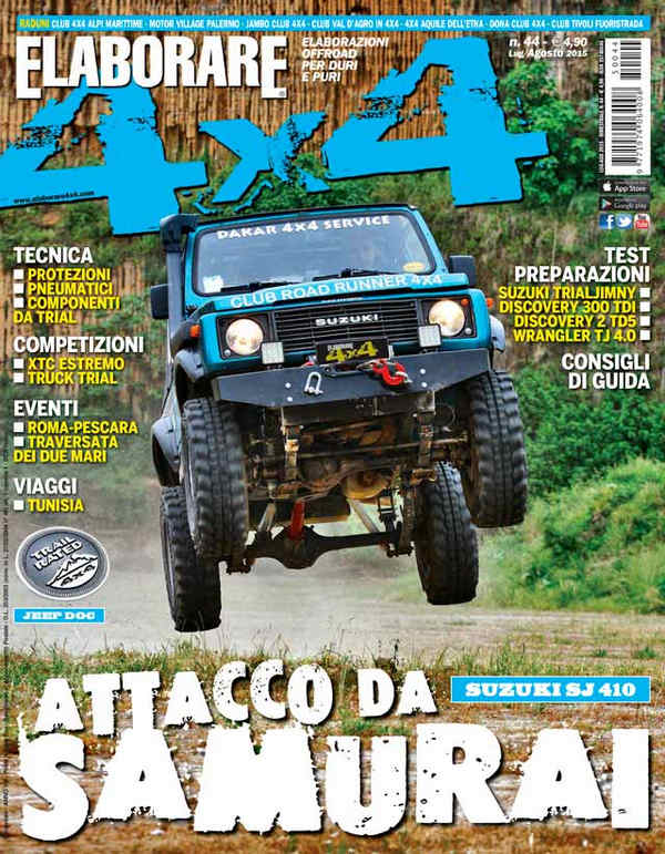 Rivista Elaborare-4x4-44-luglio-agosto-2015 Off Road- 