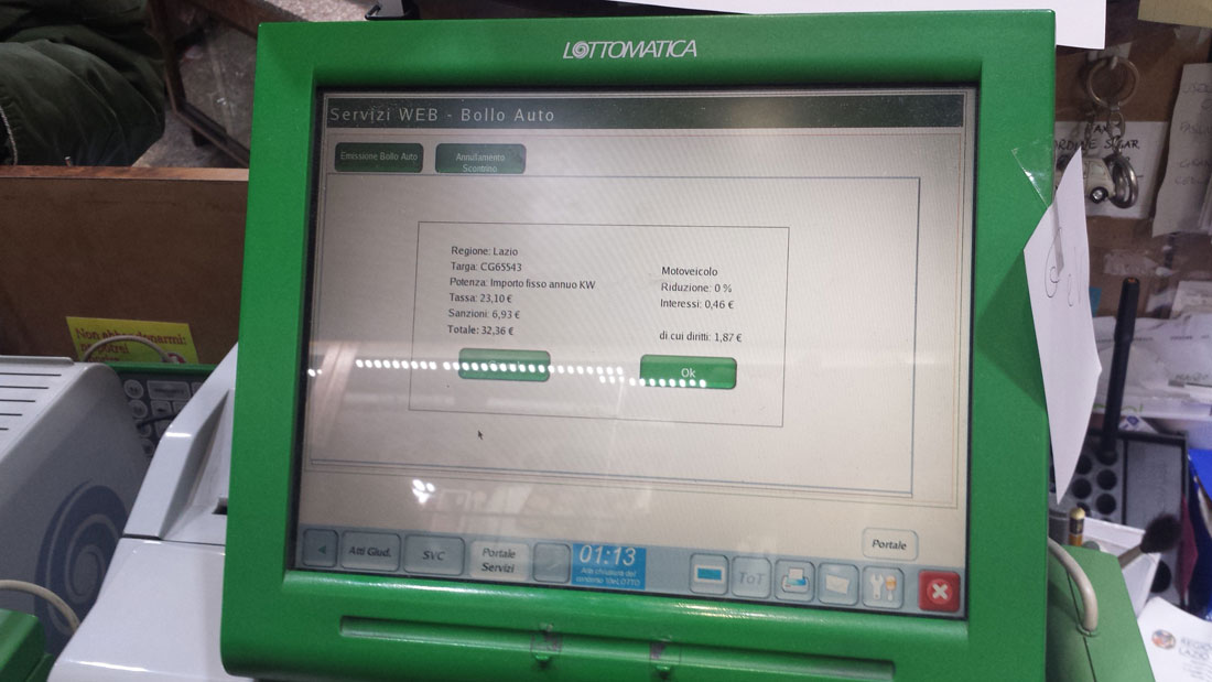 Lottomatica bollo auto scadenza bollo auto