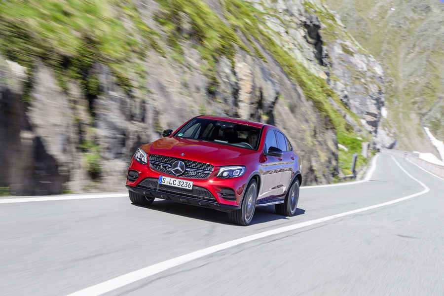 Mercedes-Benz GLC Coupé (C253), Press Test Drive Turin 2016