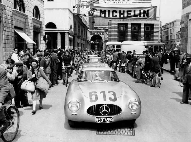 Mercedes-Benz Classic startet mit zehn Fahrzeugen in Brescia: Zeitzeugen mit Stern aus 90 Jahren Mille Miglia