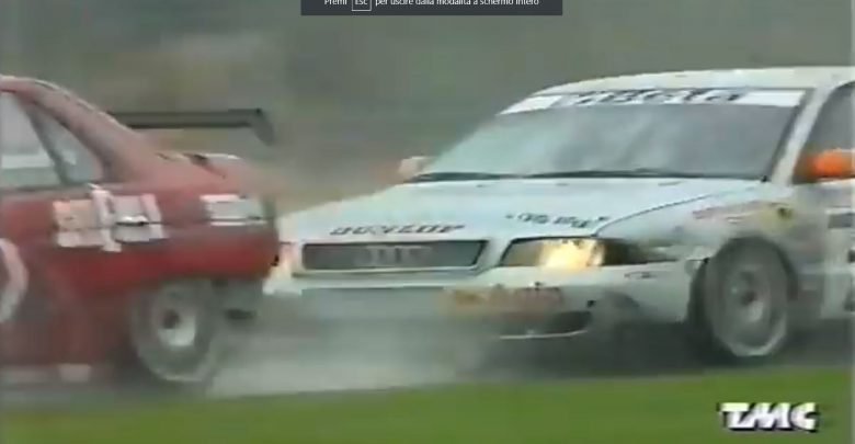 Fabrizio Giovanardi (Alfa 155 TS) vs Karl Wendlinger (Audi A4 Quattro) Superturismo 1997