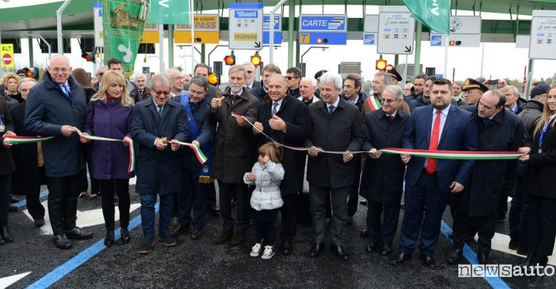 Autostrada del Brebemi inaugurazione Brescia