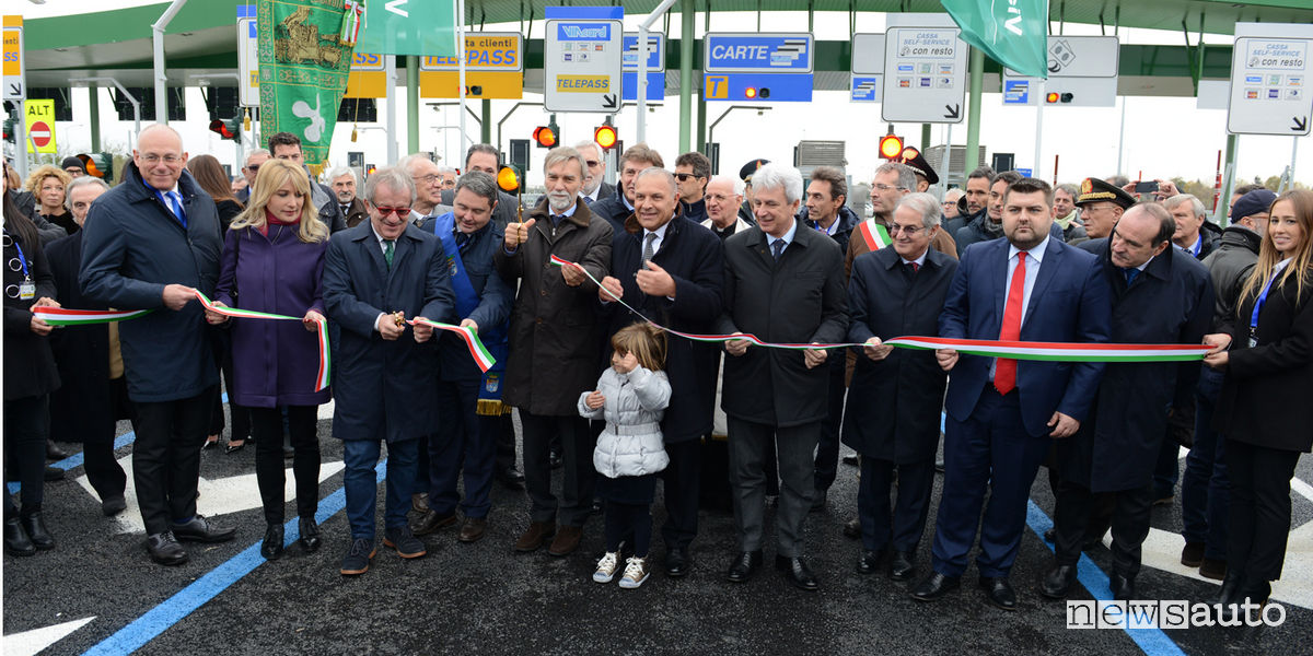 Autostrada del Brebemi inaugurazione Brescia
