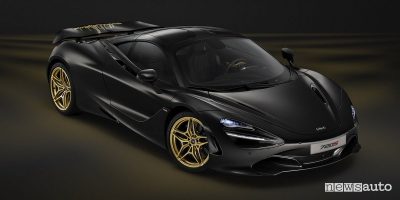 McLaren 720S in oro Salone di Dubai
