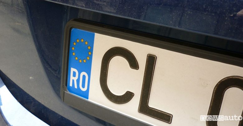 revisione auto targa estera romaniaone Romania
