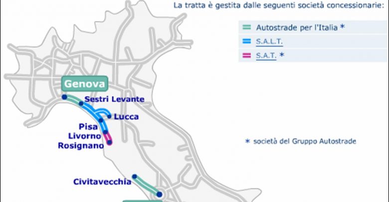 Autostrada Tirrenica Livorno Civitavecchia