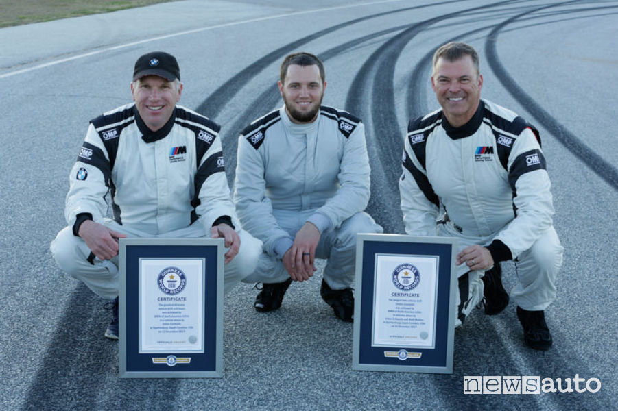 Record di drifting BMW M5 Johan Schwartz