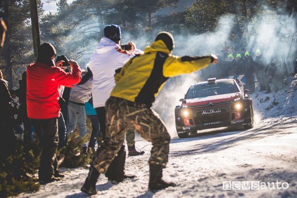 Rally di Montecarlo 2018 Citroen C3 WRC