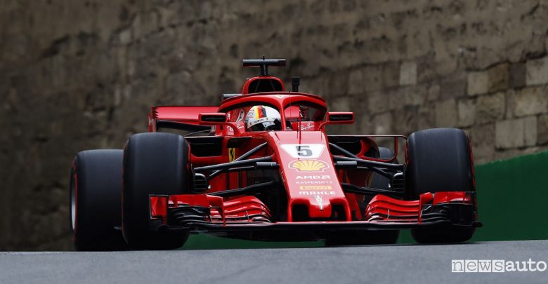 Qualifiche F1 Gp Azerbaijan Ferrari Sebastian Vettel