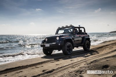 Jeep Wrangler ai Carabinieri