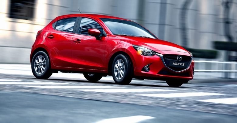 Vista frontale Nuova Mazda2