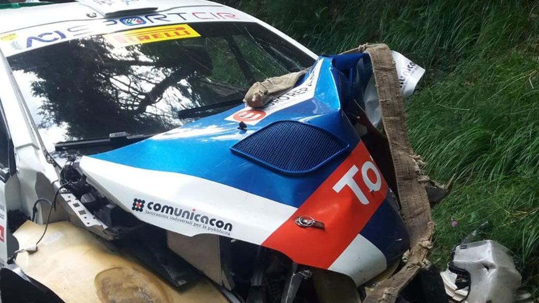 Paolo Andreucci incidente Peugeot Liguria 2018