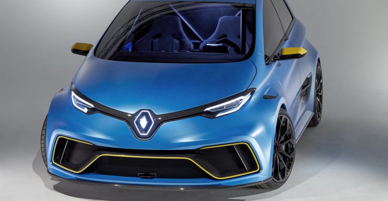Renault Zoe e-sport concept frontale