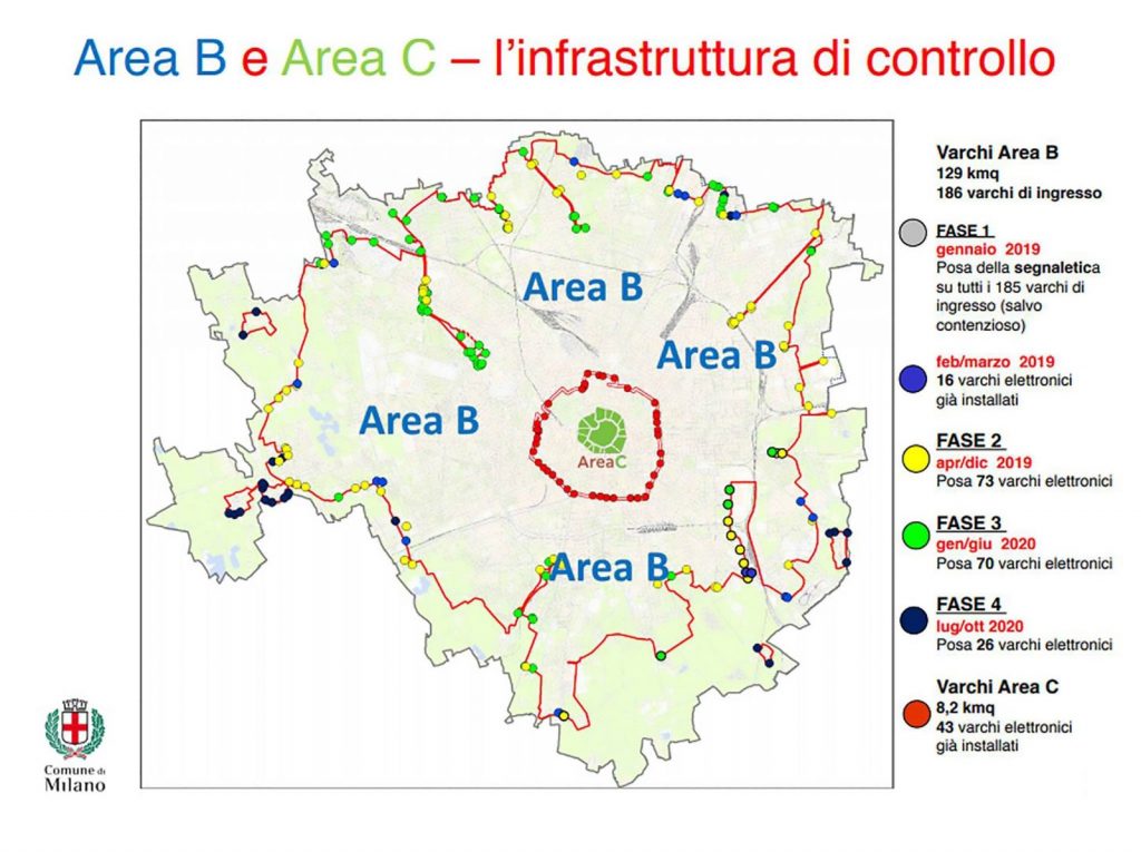 Milano Area B mappa