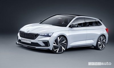 Skoda RS Vision RS, vista di profilo