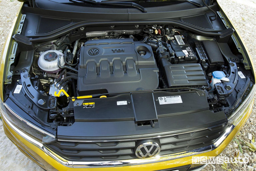 Volkswagen T-Roc TDI, vano motore diesel