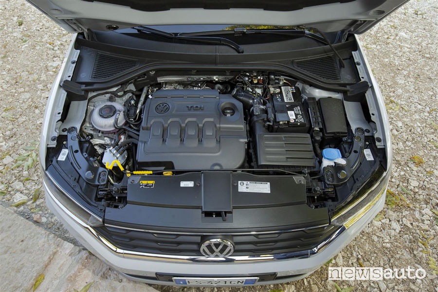 Volkswagen T-Roc TDI, vano motore diesel