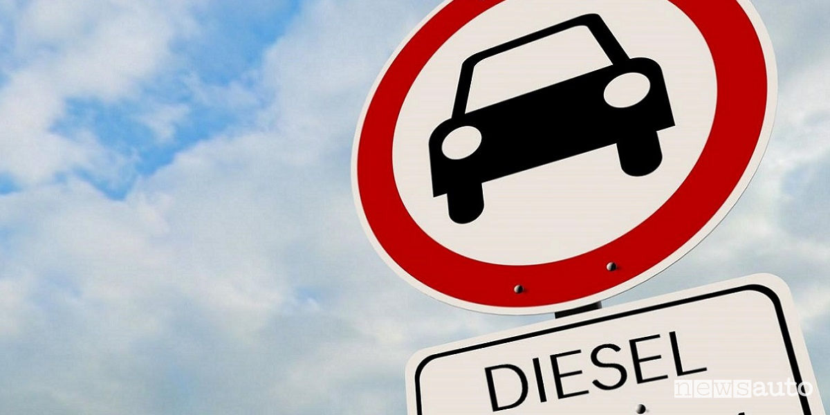 Blocco auto diesel Lazio