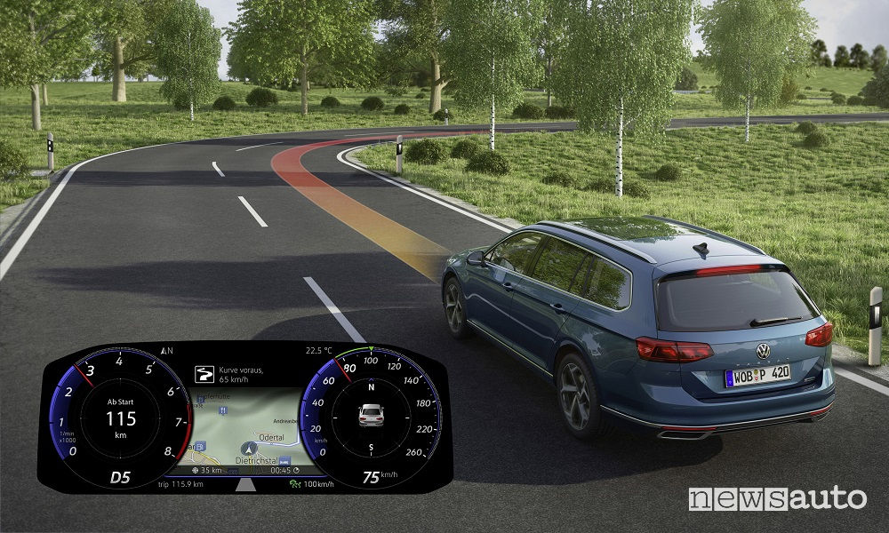 Nuova Volkswagen Passat Variant, Lane Assist ADAS