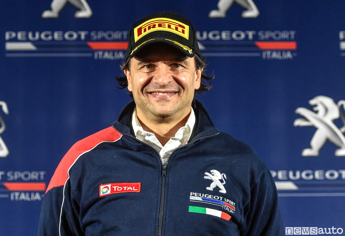 corso di rally con Paolo Andreucci pilota, ambassadort e tutor Peugeot 2019