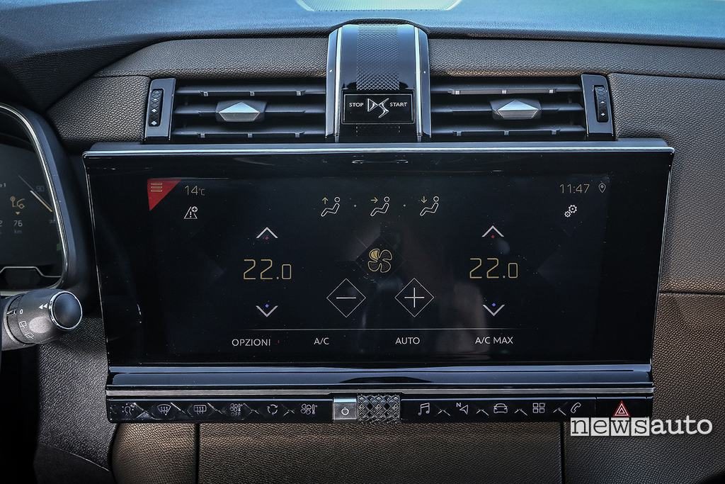 DS DS7 Crossback schermo multimediale