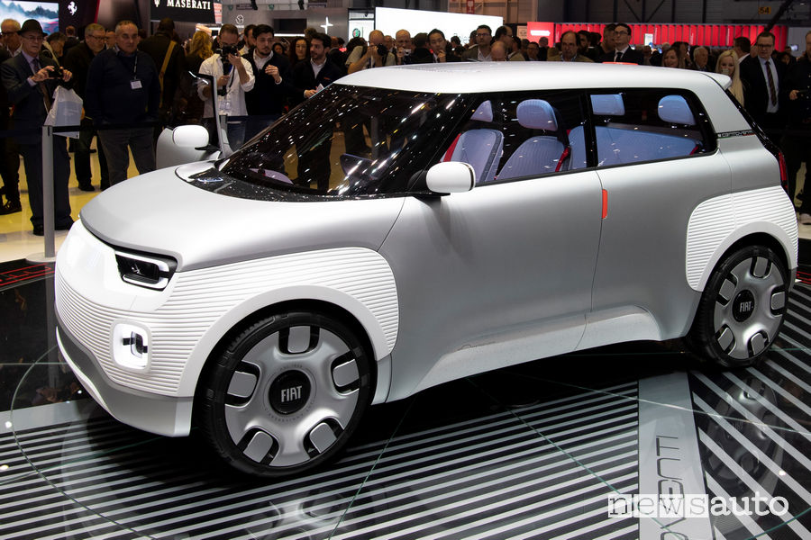 Fiat concept Centoventi che anticipa le linee della nuova Panda 2024