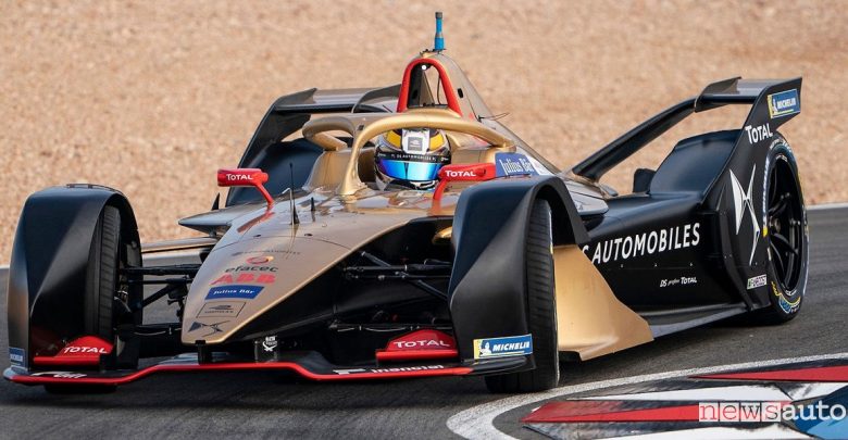 DS Formula E test pista Calafat Spagna