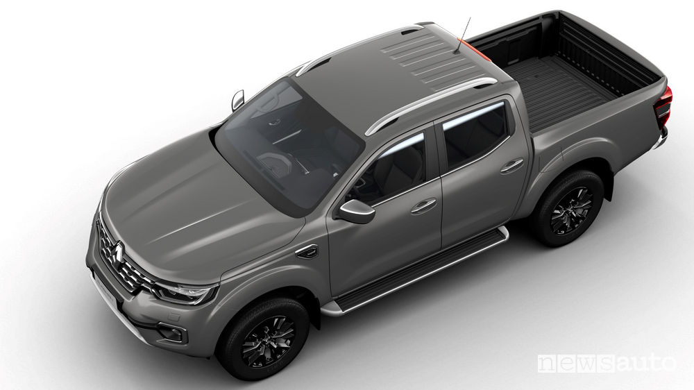 Nuovo Renault Alaskan vista dall'alto