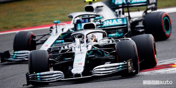 F1 Gp Cina 2019 doppietta Mercedes-AMG