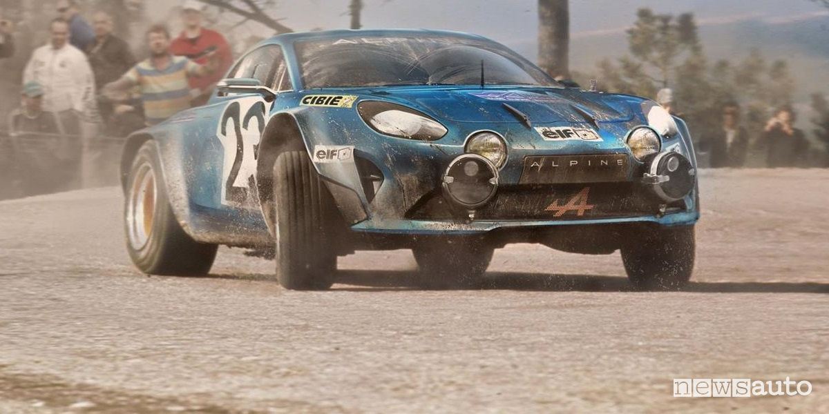 Alpine A110, la sportiva torna a correre nei rally