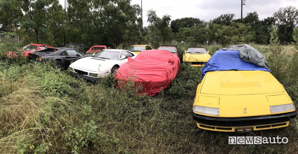 ferrari abbanonate in texas