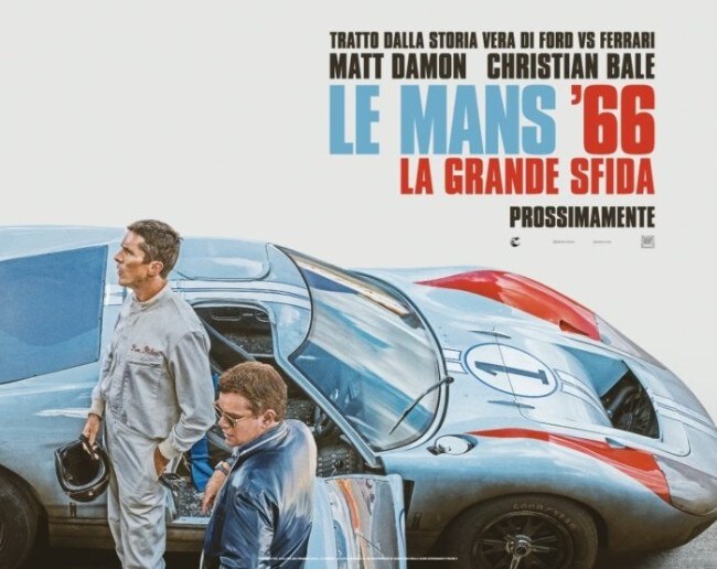 Locandina film Le Mans ’66- La grande sfida guerra Ferrari-Ford