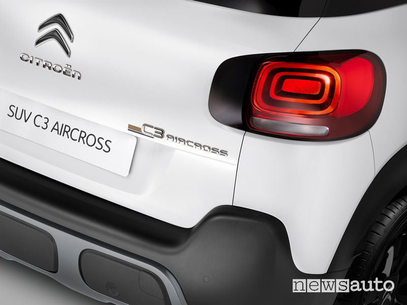 Citroën C3 Aircross Origins portellone posteriore