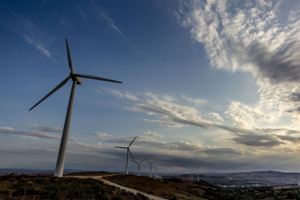 Pale eoliche in Svezia per la produzione di energia elettrica
