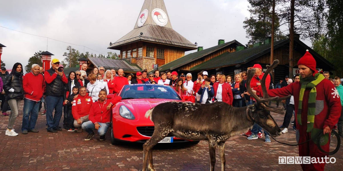 Record Ferrari circolo polare artico