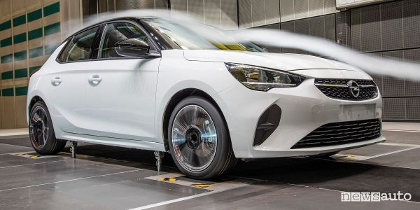 Aerodinamica nuova Opel Corsa 2019