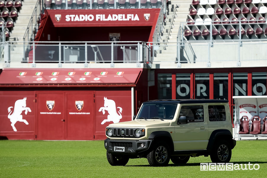 Suzuki Jimny sponsor calcio Torino