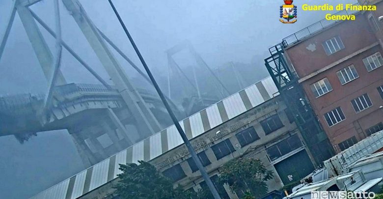 Video inedito crollo del Ponte Morandi
