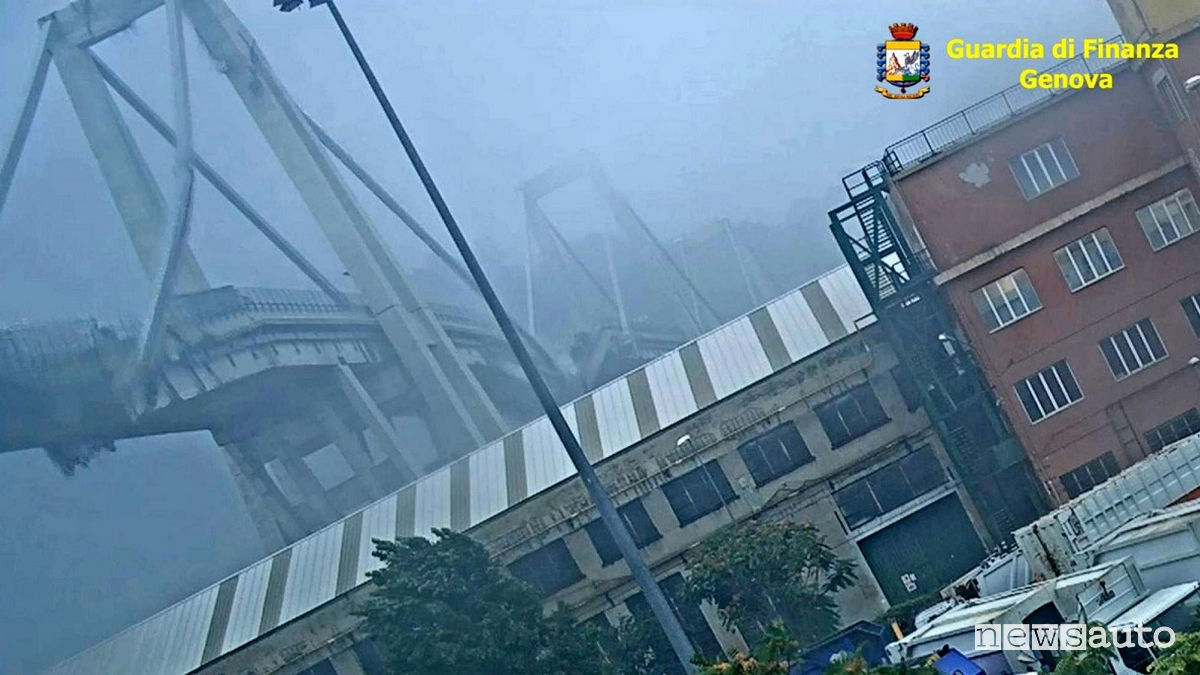 Video inedito crollo del Ponte Morandi