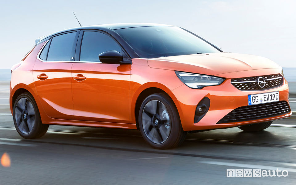 Opel Corsa-e elettrica 2019