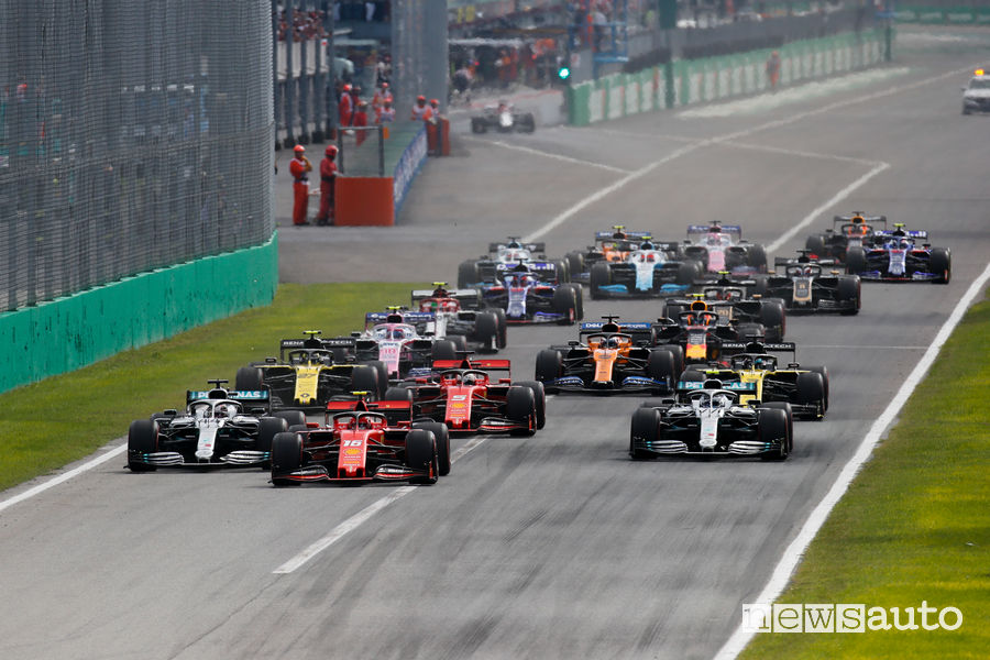 Partenza F1 Gp d’Italia 2019 Monza