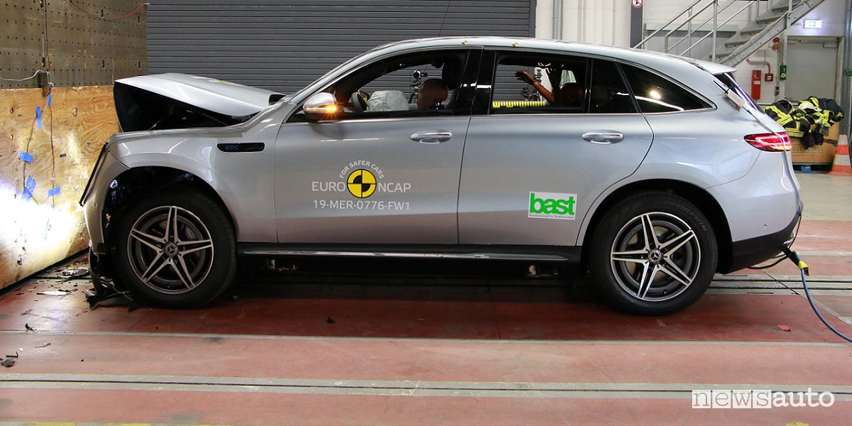 Crash test Euro NCAP Mercedes EQC