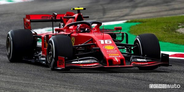 F1 Gp Italia 2019 gara Ferrari Leclerc