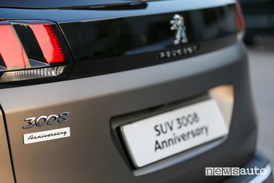 Badge portellone posteriore Peugeot 3008 Anniversary