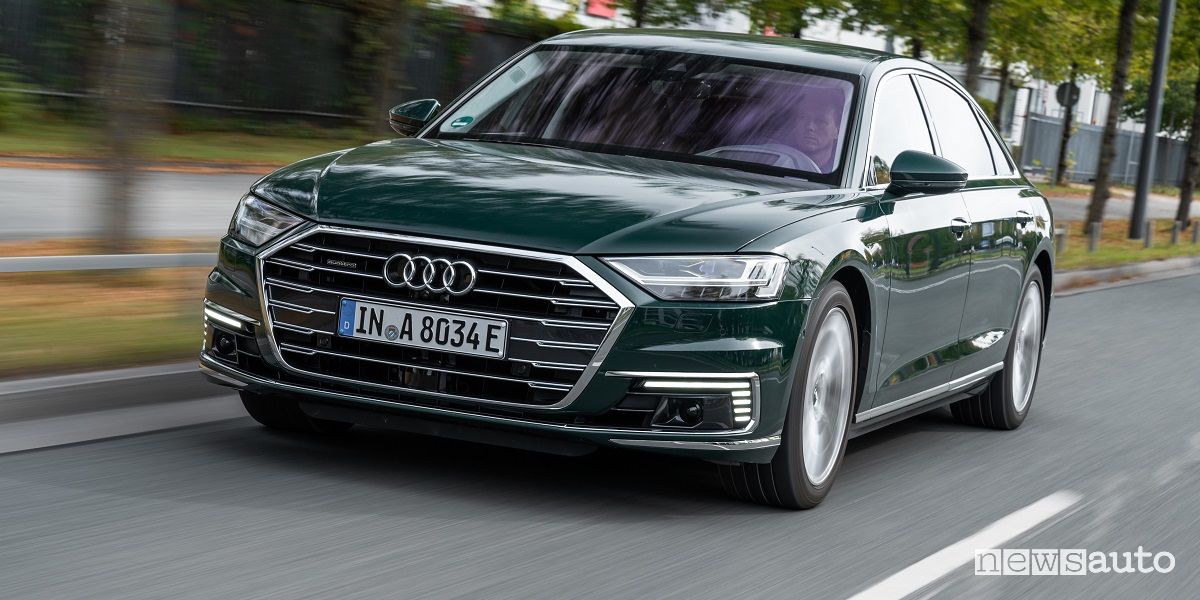 Audi A8 ibrida plug-in