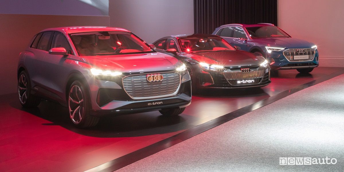 Auto elettriche e ibride Audi