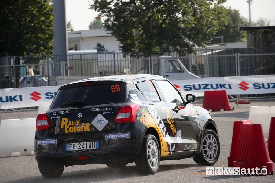 Suzuki Swift RS da rally al Rally Due Valli 2019