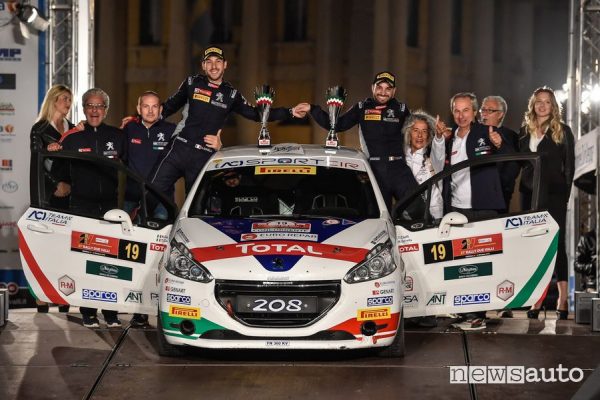 Peugeot 208 R2 Ciuffi/Gonella Campioni Italiani Rally Due Ruote Motrici 2019
