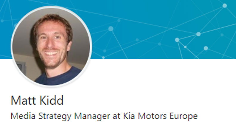 Matt Kidd Media Strategy Manager at Kia Motors Europe